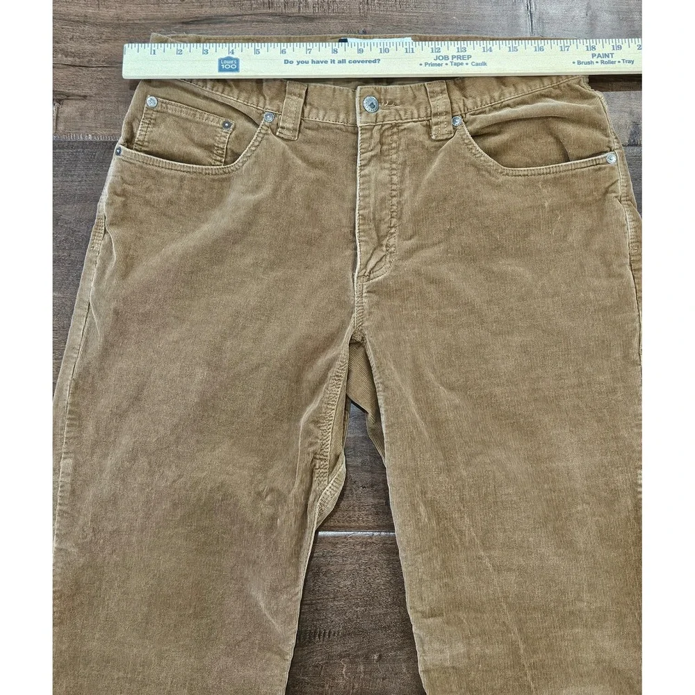 Mountain Khakis Mens Corduroy Pants Tan Khaki Jackson Hole 36x34 Straight Leg